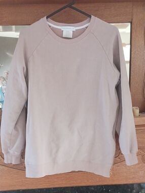 Movemama Cotton Side Zip Nursing Crewneck Sweatshirt
